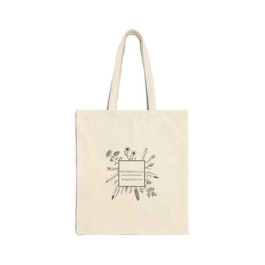 Dezyderata Cotton Canvas Tote Bag