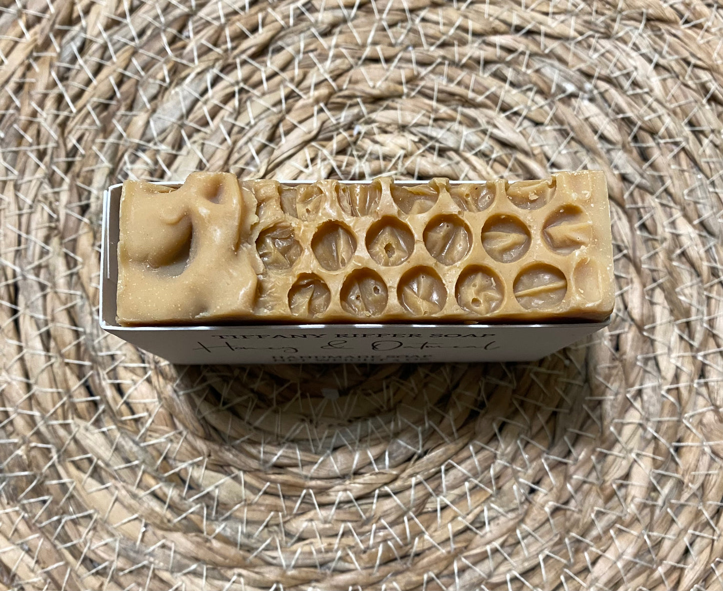 Soap, Honey + Oatmeal Soap, Vegan Soap 4oz