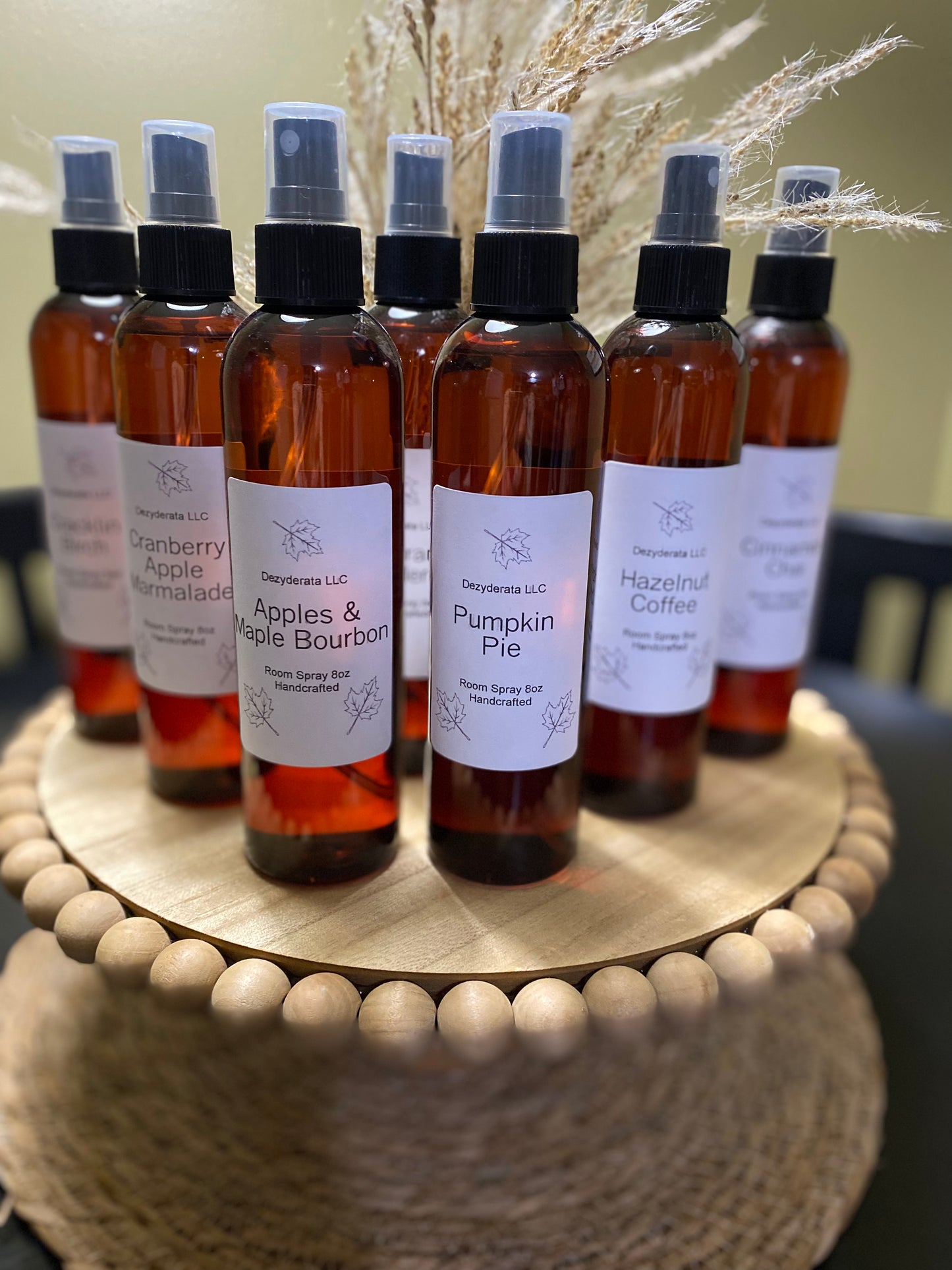 Room Spray, Handmade Essential Fragrance Oils, Seasonal Fragrances - 8oz