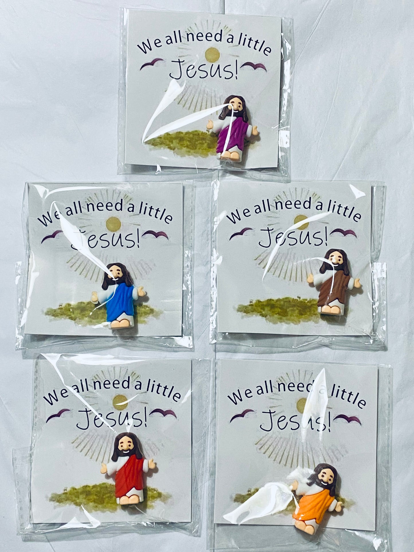 Figurine, Keepsake, We All Need a Little Jesus, Assorted Colors - 1ct