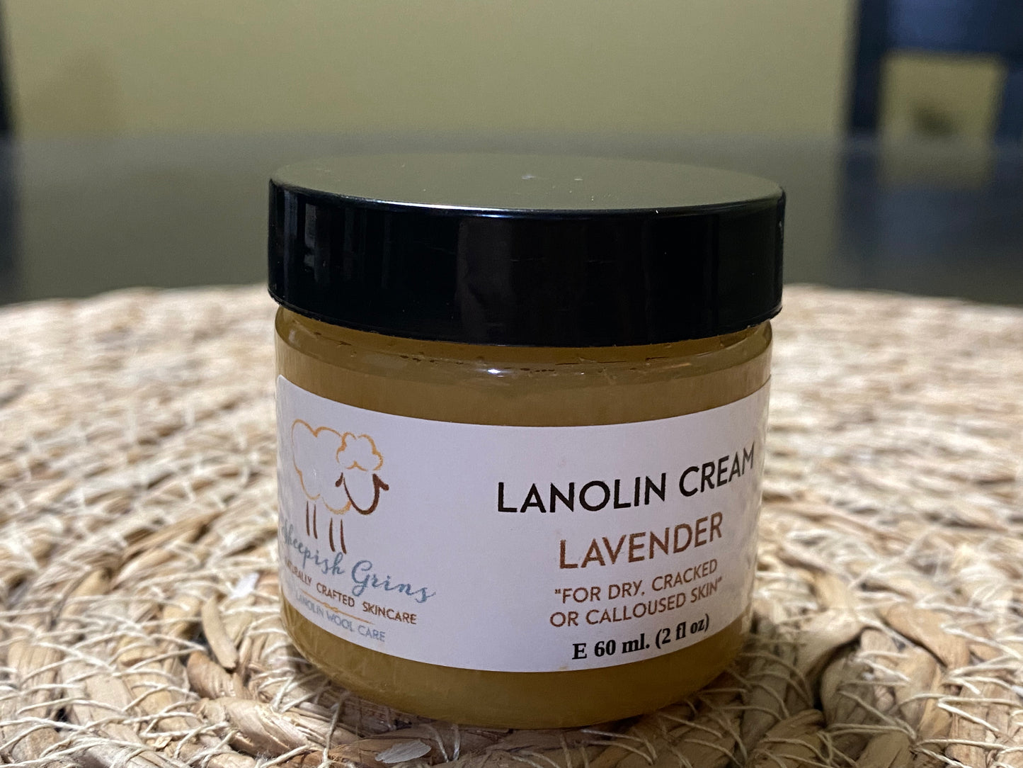 Cream, Sheepish Grins Lanolin Cream, Lavender - 2 oz