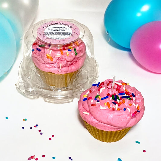 Candles, Candlelit Desserts Scented Cupcake Candles - 5oz