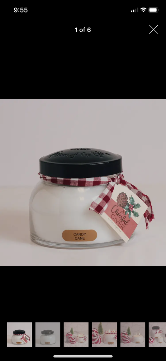 Candles, A Cheerful Giver, Kotl Mama Candle, Candy Cane 22oz