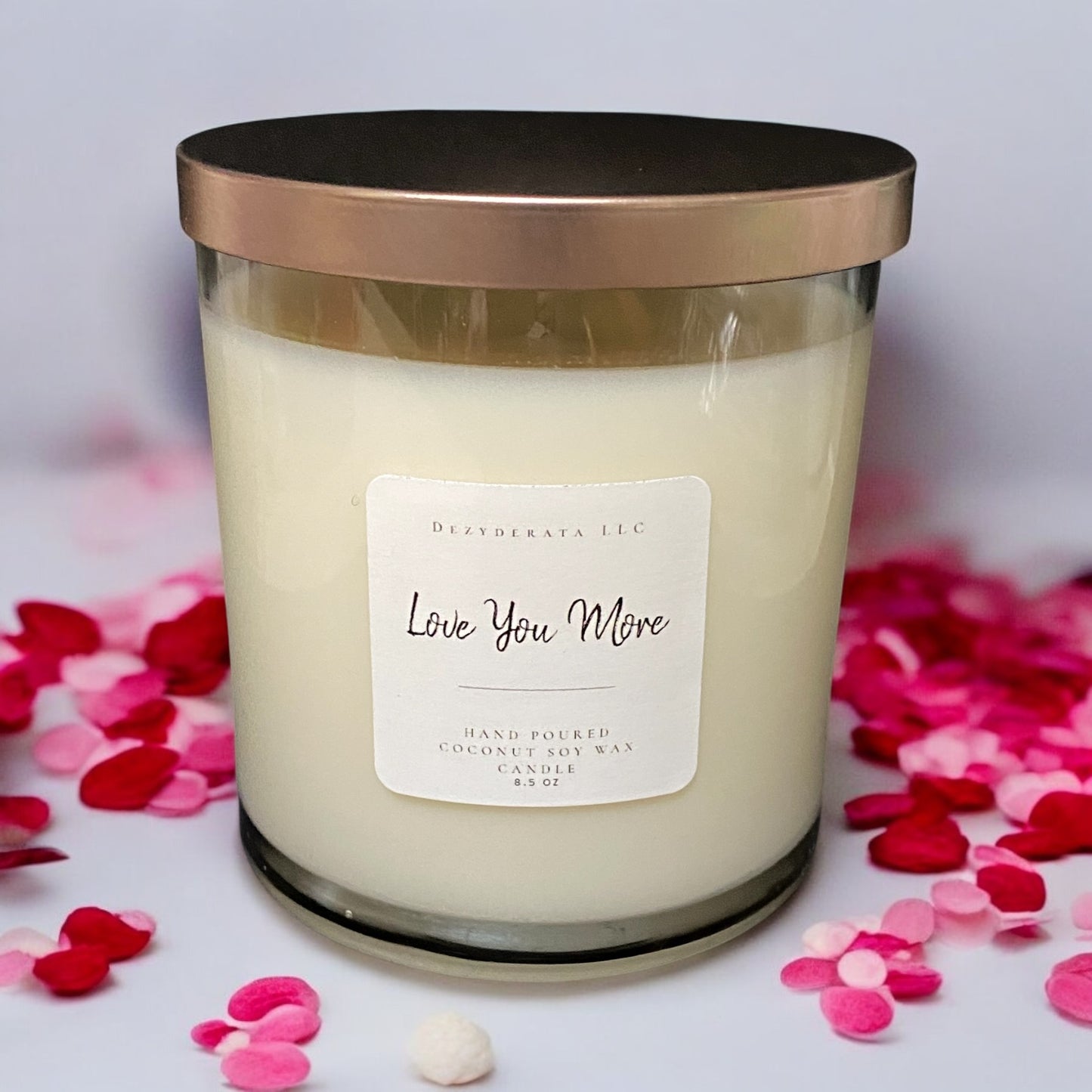 Candles, Valentine Handmade Coconut Soy Wax Candles, Assorted Scents - 8.5oz