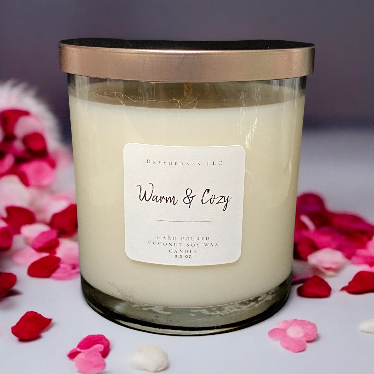 Candles, Valentine Handmade Coconut Soy Wax Candles, Assorted Scents - 8.5oz