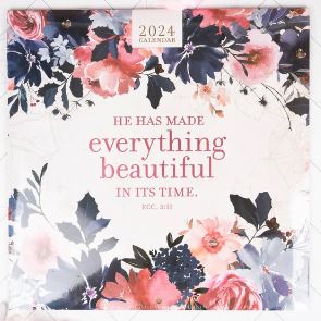 Calendars, 2024 He Has Made Everything Beautiful Wall Calendar - 1ct
