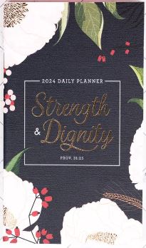 Planners, 2024 Strength and Dignity Daily Planner - 1ct