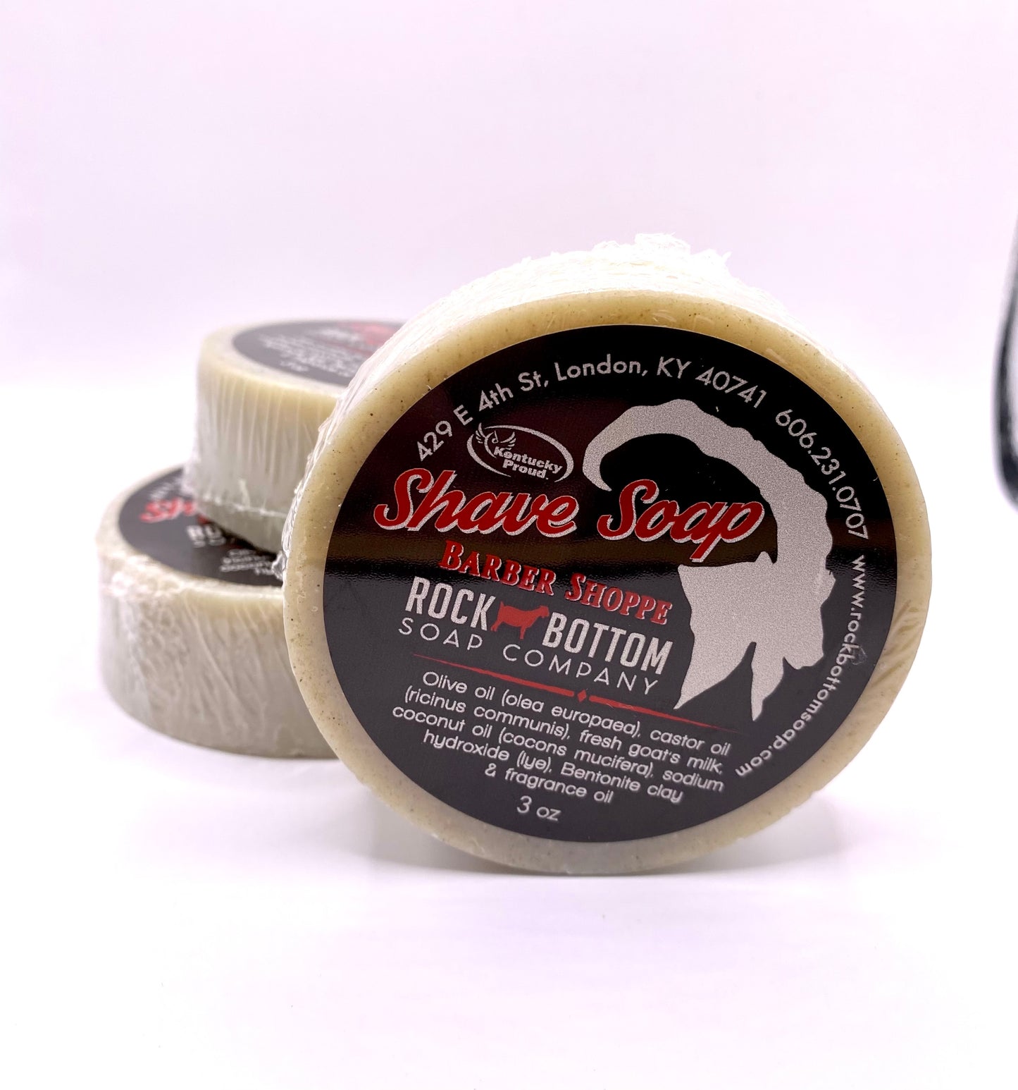Shave Soap, Barbershop Scented - 3oz