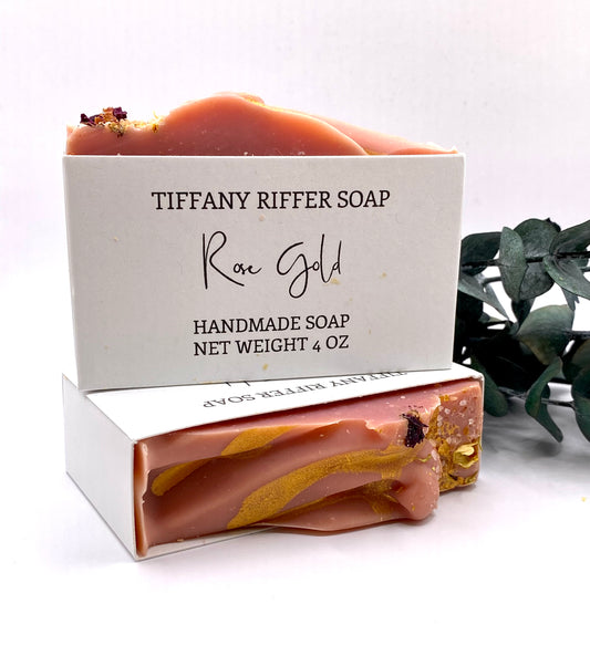 Bar Soap, Rose Gold Soap 4oz, 1 Bar