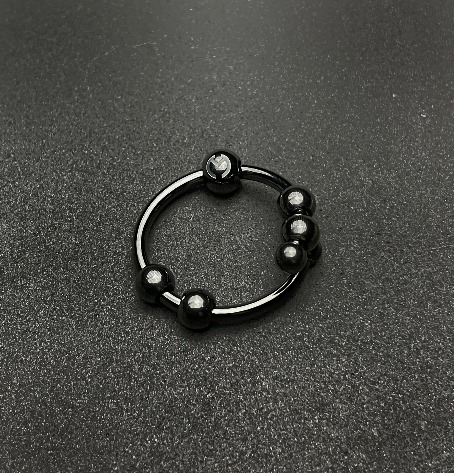 Anxiety Jewelry, Anxiety Fidget Ring, Space Gray, One Size - 1 count