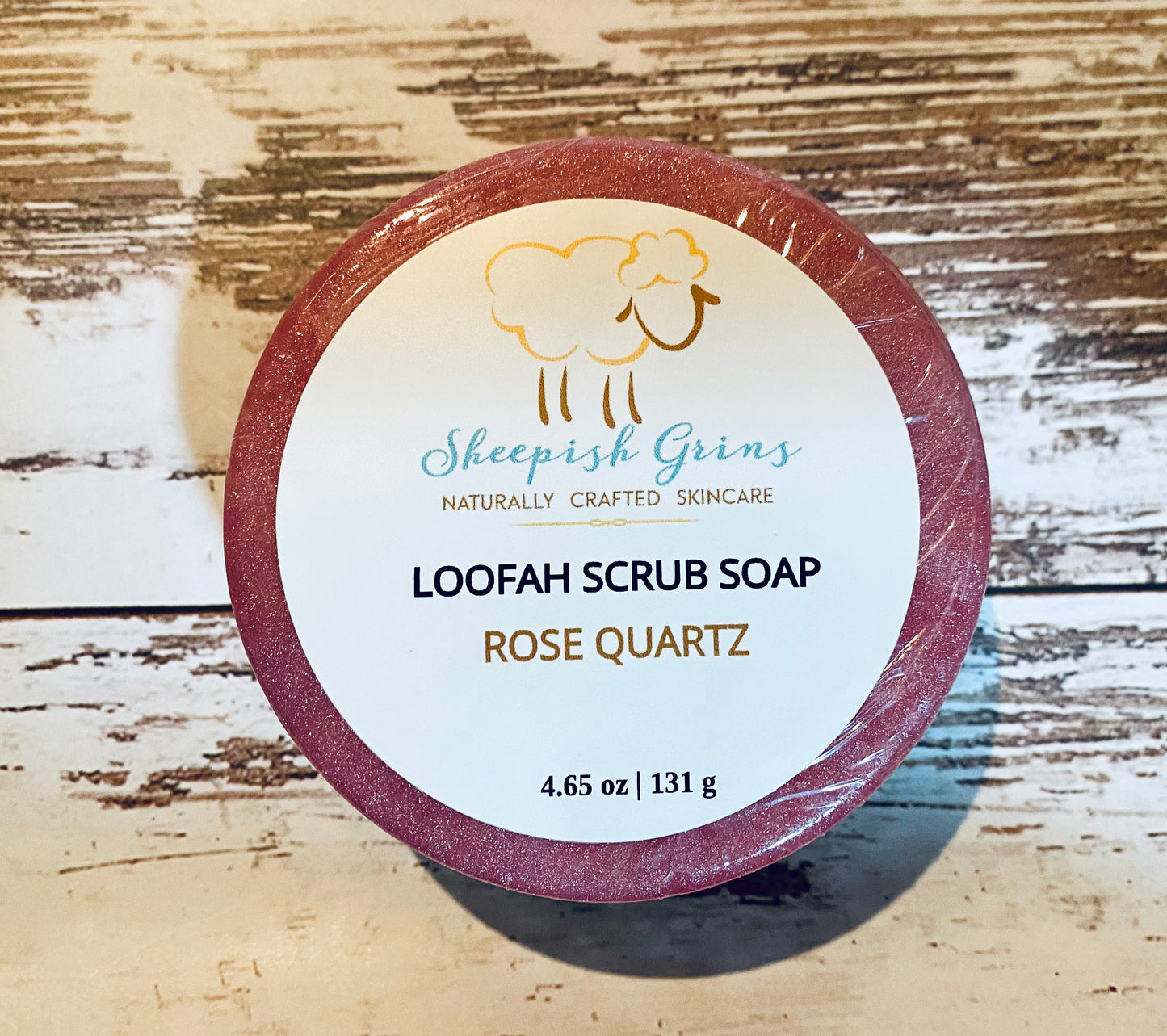 Loofah Scrub Soap, Sheepish Grins Loofah Scrub Soap  - 5.5oz