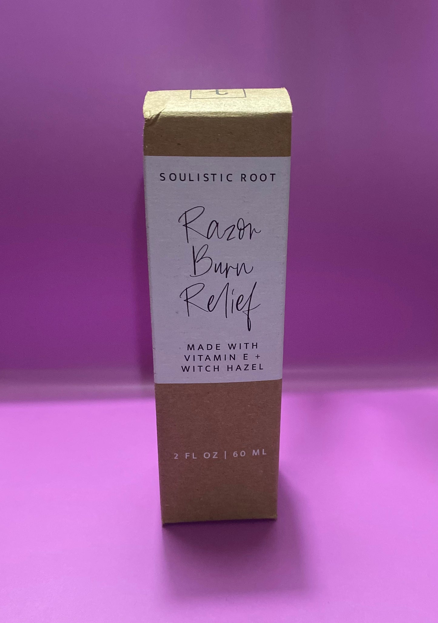 Razor Burn Relief, Soulistic Root Razor Burn Relief Spray, with Vitamin E and Witch Hazel, 2 fl oz.