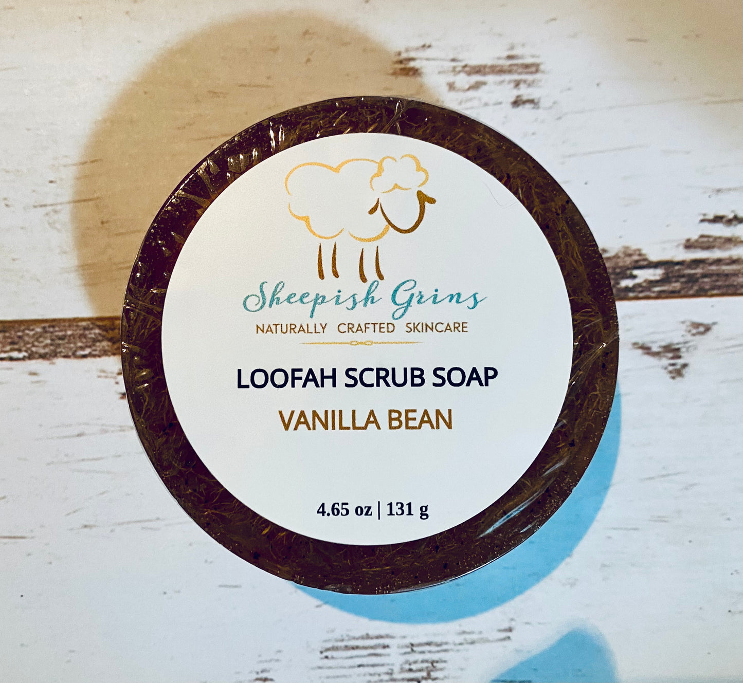 Loofah Scrub Soap, Sheepish Grins Loofah Scrub Soap  - 5.5oz