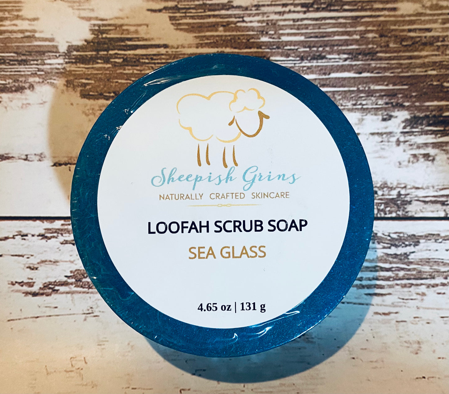 Loofah Scrub Soap, Sheepish Grins Loofah Scrub Soap  - 5.5oz