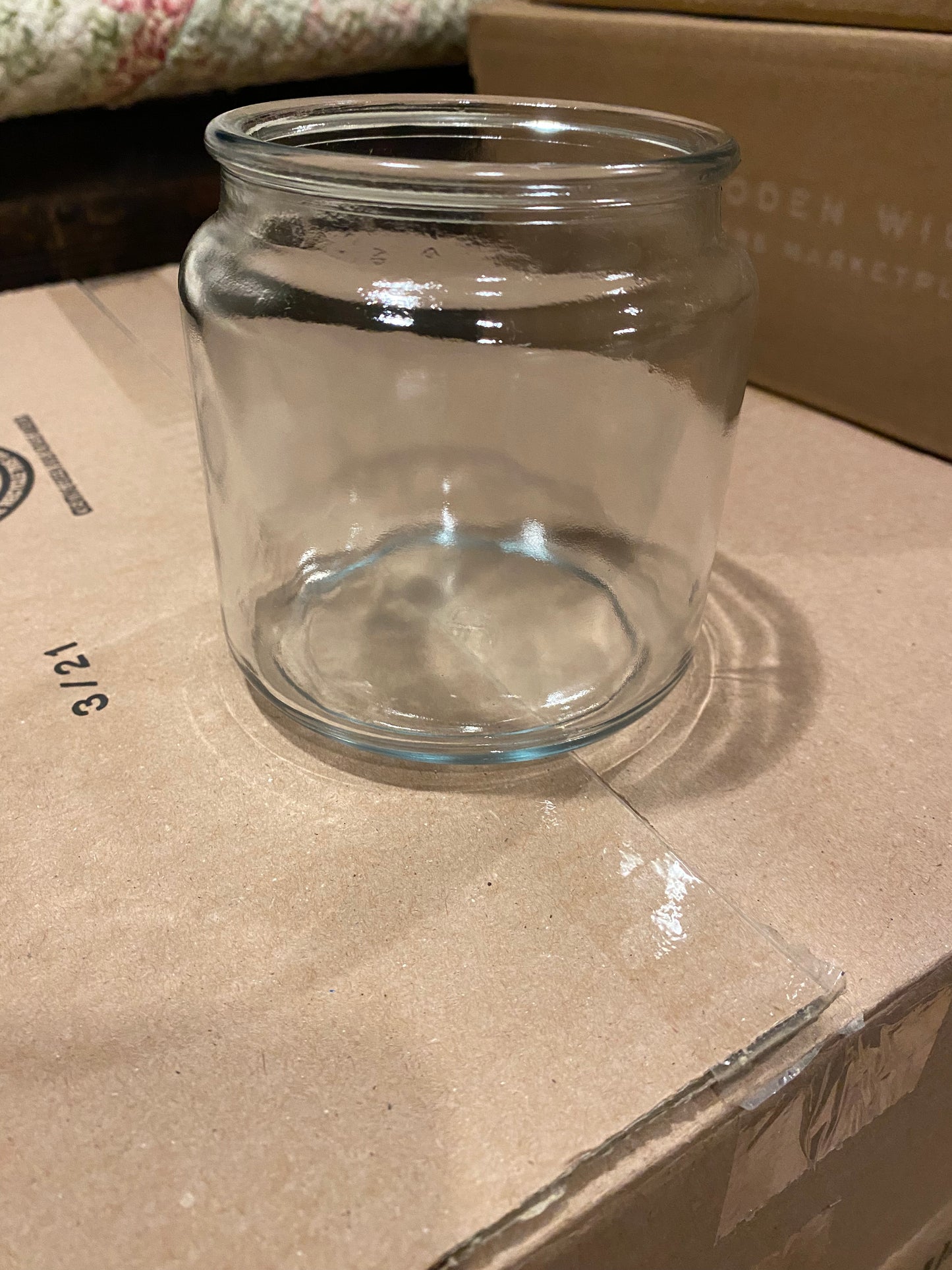 Portavelas de vidrio Country Craft de 16 oz, paquete de 12
