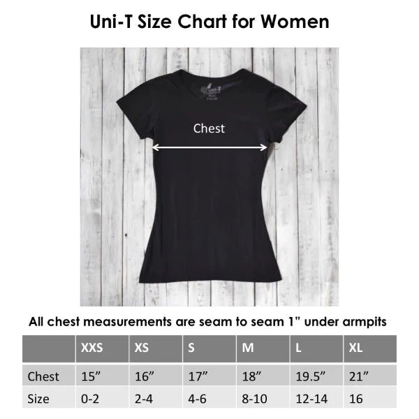 Apparel, Uni-T Women's T-Shirt, Black - 1 ct
